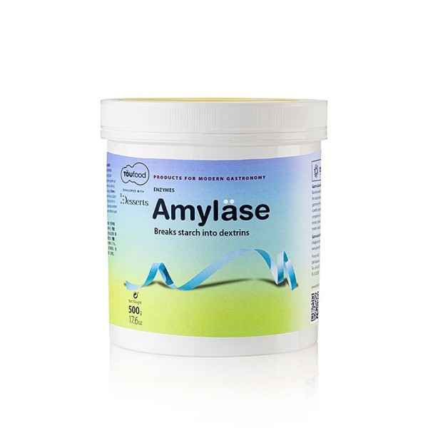 TÖUFOOD - AMYLÄSE Powder Amylase Enzym 500g TÖUFOOD