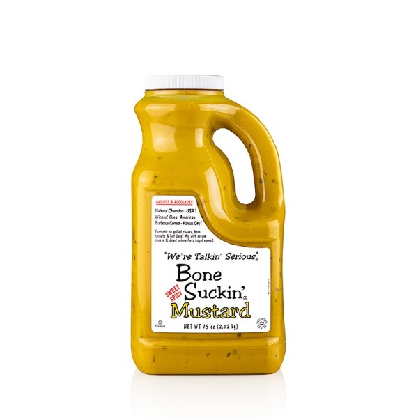 Bone Suckin' - Bone Suckin´ Mustard BBQ Senf Sweet & Hot Ford´s Food