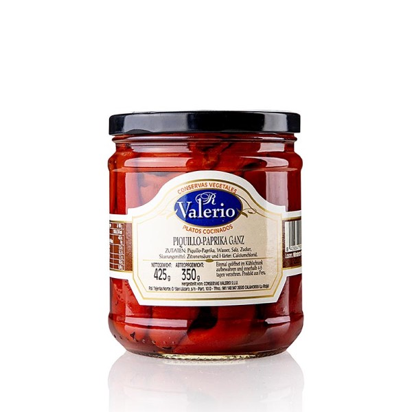 Valerio - Pimiento Piquillo - Piquillopaprika ganz Valerio