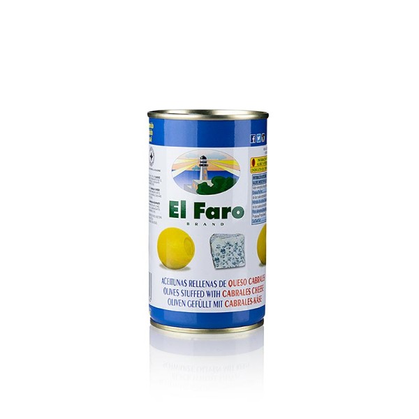 El Faro - Grüne Oliven ohne Kern mit Blauschimmelkäse El Faro