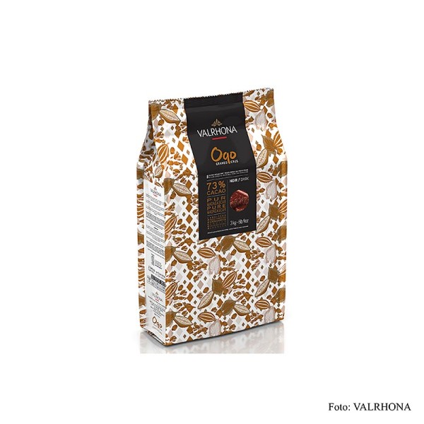 Valrhona - Valrhona OQO Couverture aus ganzen Kakaobohnen 73% Kakao Block (40981)