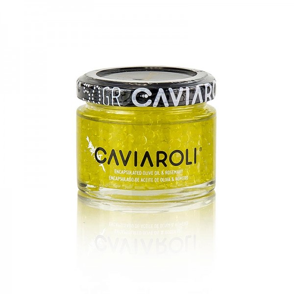Caviaroli - Caviaroli® Olivenölkaviar kleine Perlen aus Olivenöl mit Rosmarin grün
