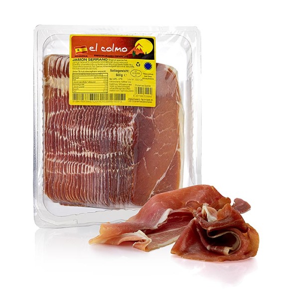 El Colmo - Jamon Serrano 9-11 Mon. Schinken in Scheiben El Colmo