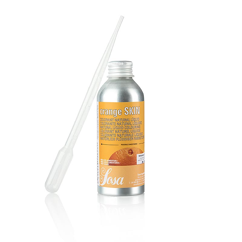 Lebensmittelfarbe Naturlich Flussig Orangenhaut Wasserloslich 100 G Aromen Farben Delikatessen Deli Vinos