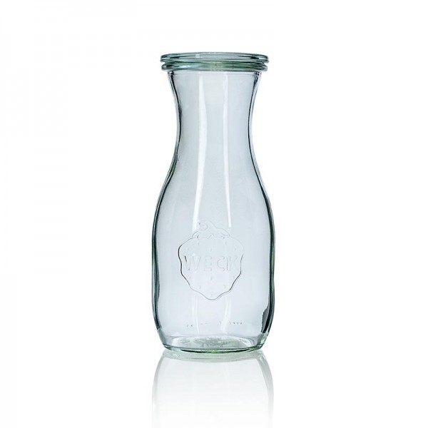 Weck - Glas Flasche 530ml mit Deckel Weck