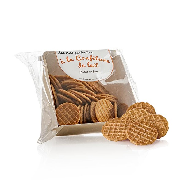 Pâtisserie des Flandres - Barsnack Gaufrettes - franz. Mini-Waffeln mit Dulce de Leche (Karamell)