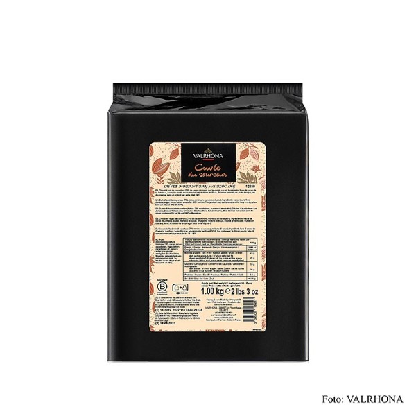 Valrhona - Valrhona Cuvee Jamaika dunkle Couverture 70% Kakao Block (12830)