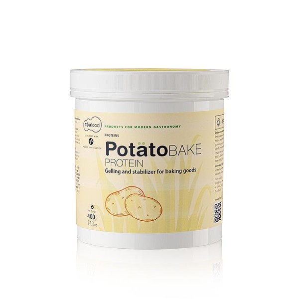 TÖUFOOD - POTATO BAKE PROTEIN Kartoffel Protein für Gebäck 400g TÖUFOOD