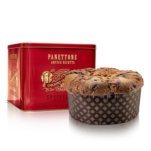 Paolo Lazzaroni - Weihnachtskuchen Panettone Klassik Metalldose Pattinatori Lazzaroni