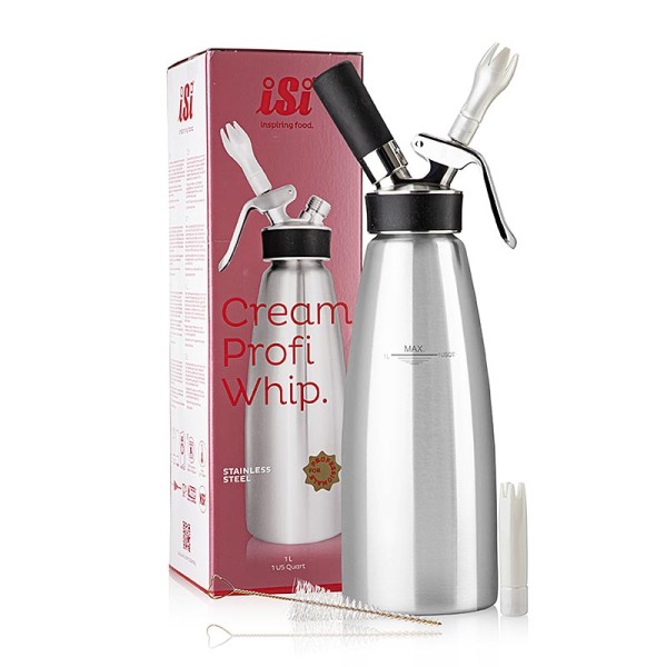 iSi Profi Whip - Espuma Sprayer Edelstahl ISI Gastro Cream Profi Whip