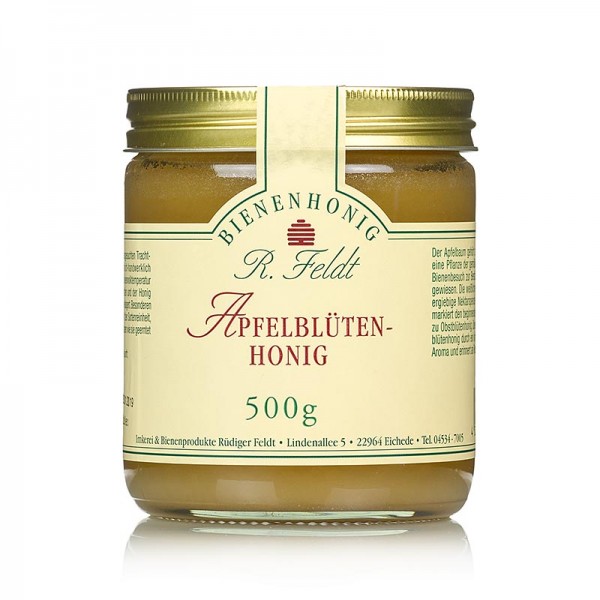 R. Feldt Bienenhonig - Apfelblüten-Honig hell mild-cremig feines Apfelaroma selten