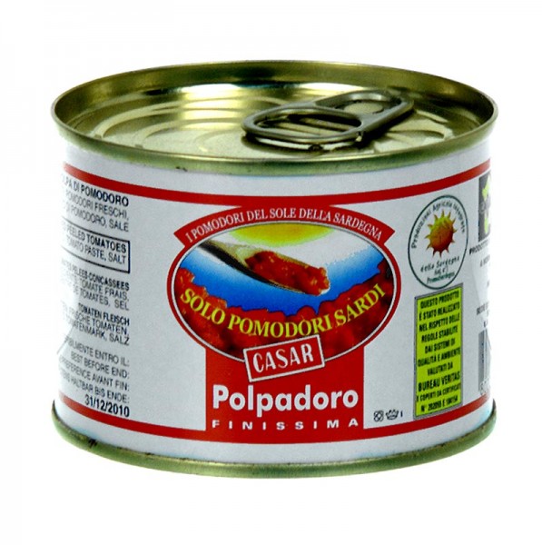 Casar - Polpadoro Finisima - Tomatenzubereitung leicht gesalzen aus Sardinien